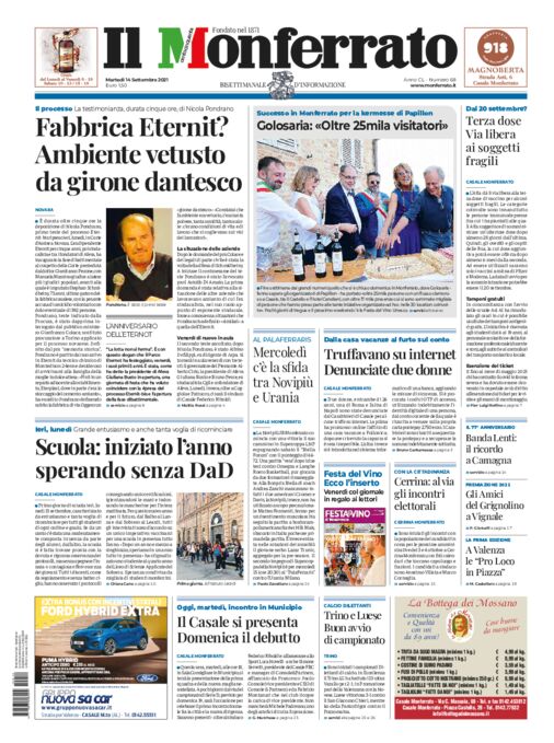 Il Monferrato - Edizione 68 del 14/09/2021